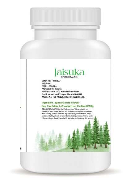 Spirulina tablets for natural health benefits